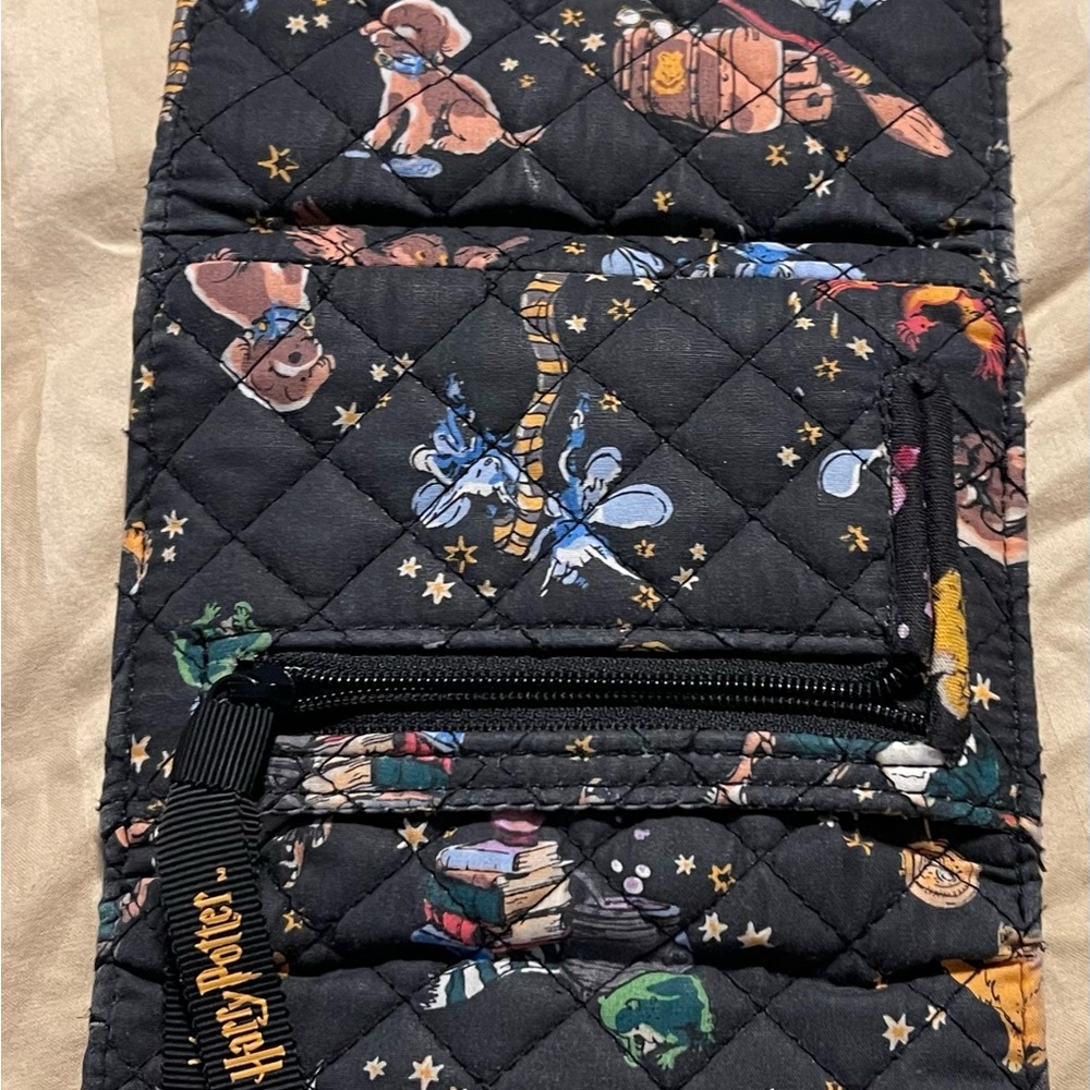 Vera Bradley Black Quilted Wallet Harry Potter